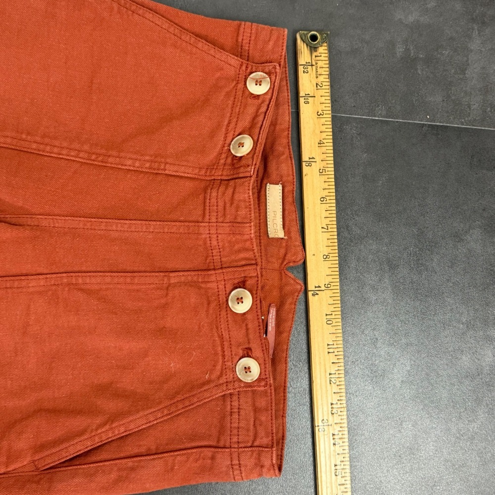 Pilcro and the Letterpress The Kit Wide Leg High Rise Utility Style Pants 27 - Picture 7 of 13